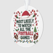 Les plus susceptibles de regarder tous les jeux de (devant)