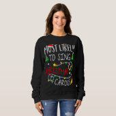 les plus susceptibles de t-shirts de noël à chante (Devant entier)