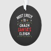 Les Plus Susceptibles D'Écraser Père Noël Sleigh,  (devant)