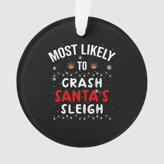 Les Plus Susceptibles D'Écraser Père Noël Sleigh,  (devant)