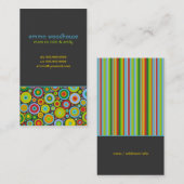 "Les points géniaux "n" barre" le carte de visite (Devant / Derrière)