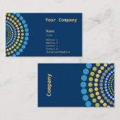 Les points radiaux Rapide-Créent le carte de (Devant / Derrière)