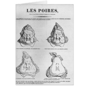 Les Poires, karikatuur van koning Louis-Philippe