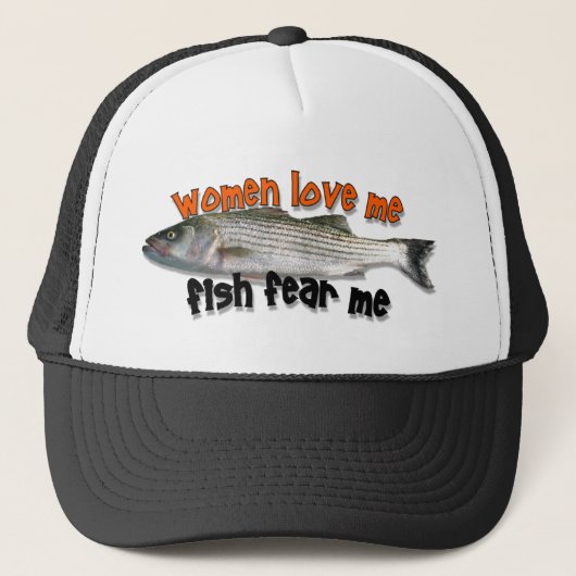 Les poissons me craignent casquette (Devant)