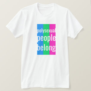 les polysexuels appartiennent à T-shirt