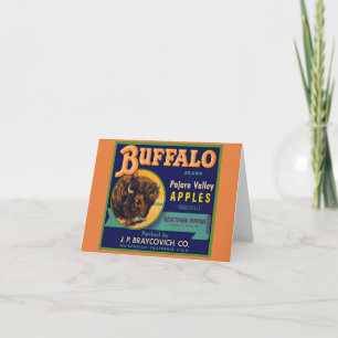 Les pommes de la marque Buffalo des années 1930 cr