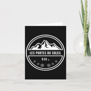 Les Portes du Soleil Alpine Skiën Snowboarden Mo Kaart