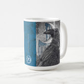Les Portes Gardiens Mug Raven Mug Black Birg (Devant droit)