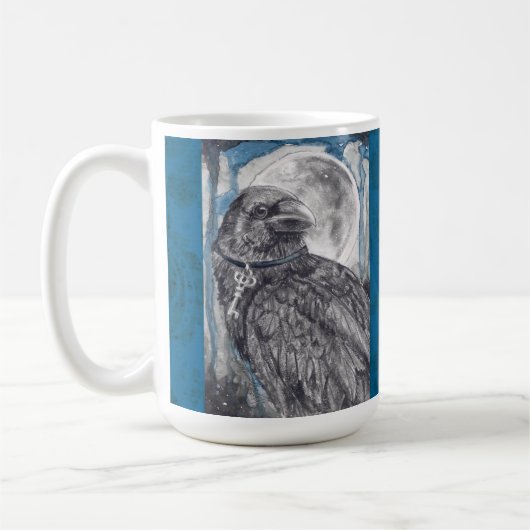 Les Portes Gardiens Mug Raven Mug Black Birg (Gauche)