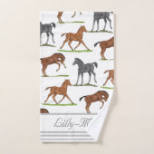 Les poulains du cheval (Serviette à main)