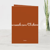 Les poules de Noël décorent l'arbre Carte (Dos)