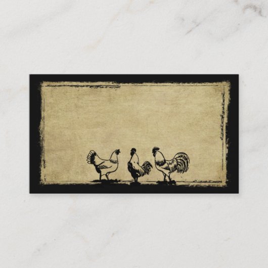 Les poulets dans la basse-cour Prim des cartes de (Devant)