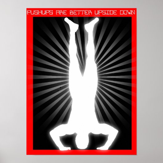 "Les pousses sont mieux à l'envers" affiche RX (Devant)