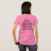 Les premières dates sont des T-shirts faciles (Dos entier)
