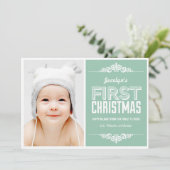 Les premiers Cartes de fin de année de Noël du béb (Debout devant)