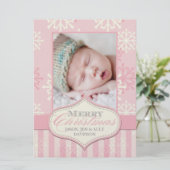 Les premiers Cartes photos de Noël du bébé (Debout devant)