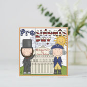 Les Présidents Day Invitation (Debout devant)