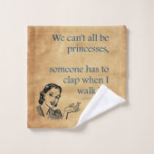 Les princesses de SlipperyJoe applaudissent affich (Gant de toilette)