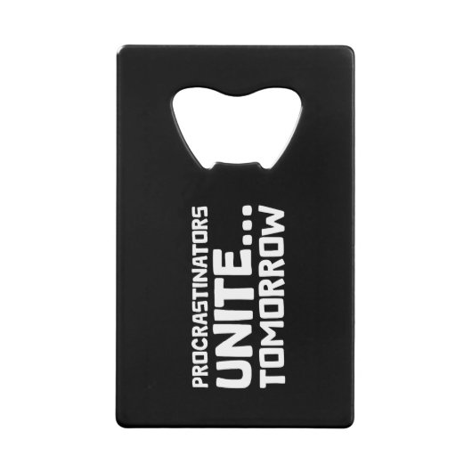 Les Procrastinateurs s'unissent Demain Citation Dr (Devant)