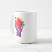 Les professeurs ont uni la tasse d'arc-en-ciel (Devant gauche)