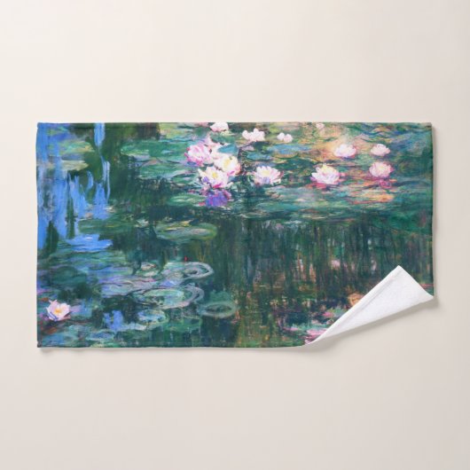 Les puits de Claude Monet (Serviette à main)