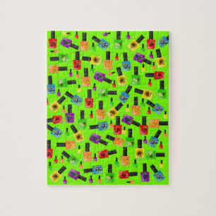 Les puzzles clouent les fruits verts polonais