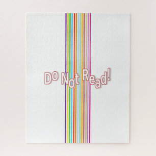 Les puzzles ne lisent pas