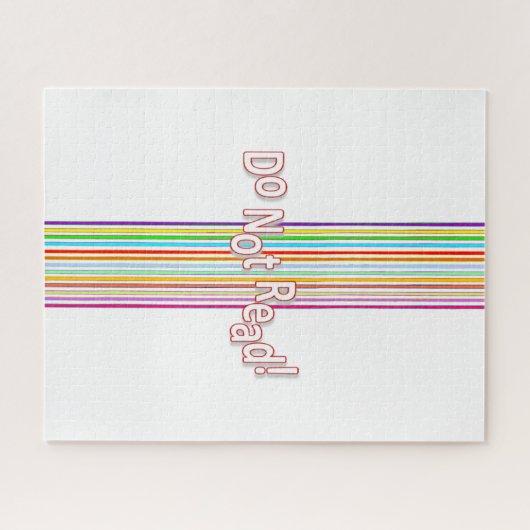 Les puzzles ne lisent pas (Horizontal)