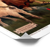 Les Pyrénées, Gavarnie Toerismereizen Poster (Hoek)