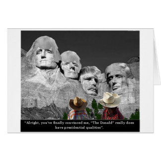 "Les qualités présidentielles du Donald's"