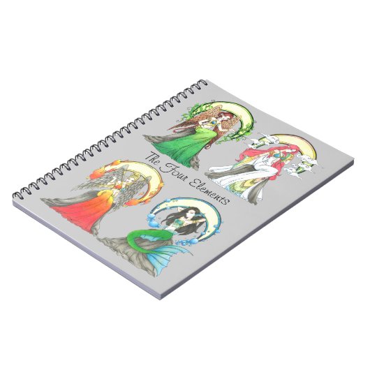 Les quatre éléments - carnet (Côté gauche)