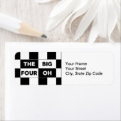 Les quatre grands Étiquettes du tableau de bord no (En situation)