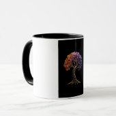 Les quatre saisons arbre de vie Coffee Mug (Devant gauche)