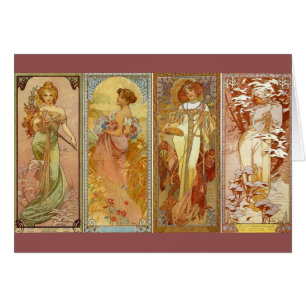 Les Quatre Saisons Art Nouveau
