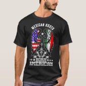 Les racines mexicaines naissent d'un T-shirt améri (Devant)