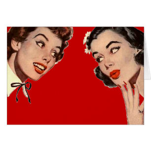 Les ragots des femmes rétro Vintages