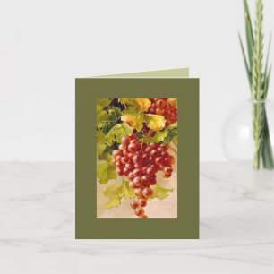 Les raisins Catherine Klein. CARTE DE REMARQUE OLG