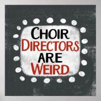 Les Réalisateurs De Chorale Sont Étrange Poster Wa
