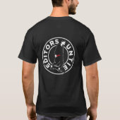 Les rédacteurs délient le T-shirt foncé (Dos)