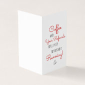 Les références de café d'affaires continuent de fo (Outside)