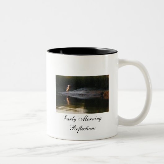 Les réflexions de début du matin Mug (Droit)