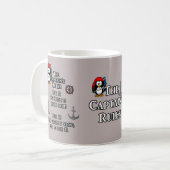 Les règles du capitaine — Mug (Devant gauche)