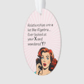 Les relations sont comme Algebra Funny Quip (devant)
