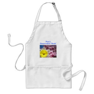 Les repas faits maison de Maman ! tablier Fleurs d
