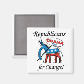 Les Républicains Pour Le Magnet Du Changement (Recto/Verso)