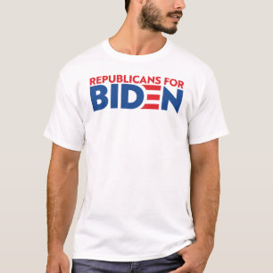Les Républicains pour le T-shirt blanc de Biden U