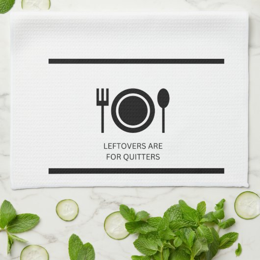 Les Restes Sont Pour Les Quitters Serviettes De Cu (Plié)