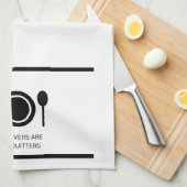 Les Restes Sont Pour Les Quitters Serviettes De Cu (Quart Plié)