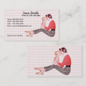 Les rétros années 1950 maman et carte de contact (Devant / Derrière)