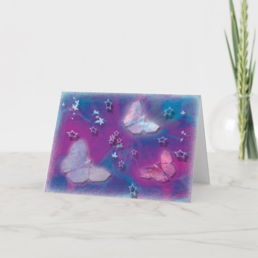 Les "rêves carte de félicitations effectuent vol" (Devant)